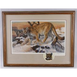 Fine Art Print by Wildlife Artist Gary SwansonHand signed with original hand painted  vignette, inse