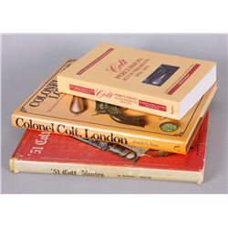 Lot of 3 Colt BooksThe complete collectors guide to the  identification of Colt Percussion  Accoutre