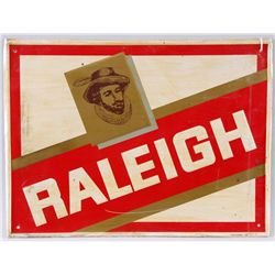Collection of 3 Metal SignsIncluding 1 "Safe Drivers Club" measures  31"x22", 1 "Raleigh" measures 2