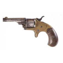 Colt Mdl Open Top Pocket Cal .22RF SN:NVSNSingle action spur trigger 7 shot revolver  chambered in .