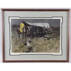 Fine Art Print by Western Artist James ReynoldsCowboy artist of America, hand signed lower  right ha