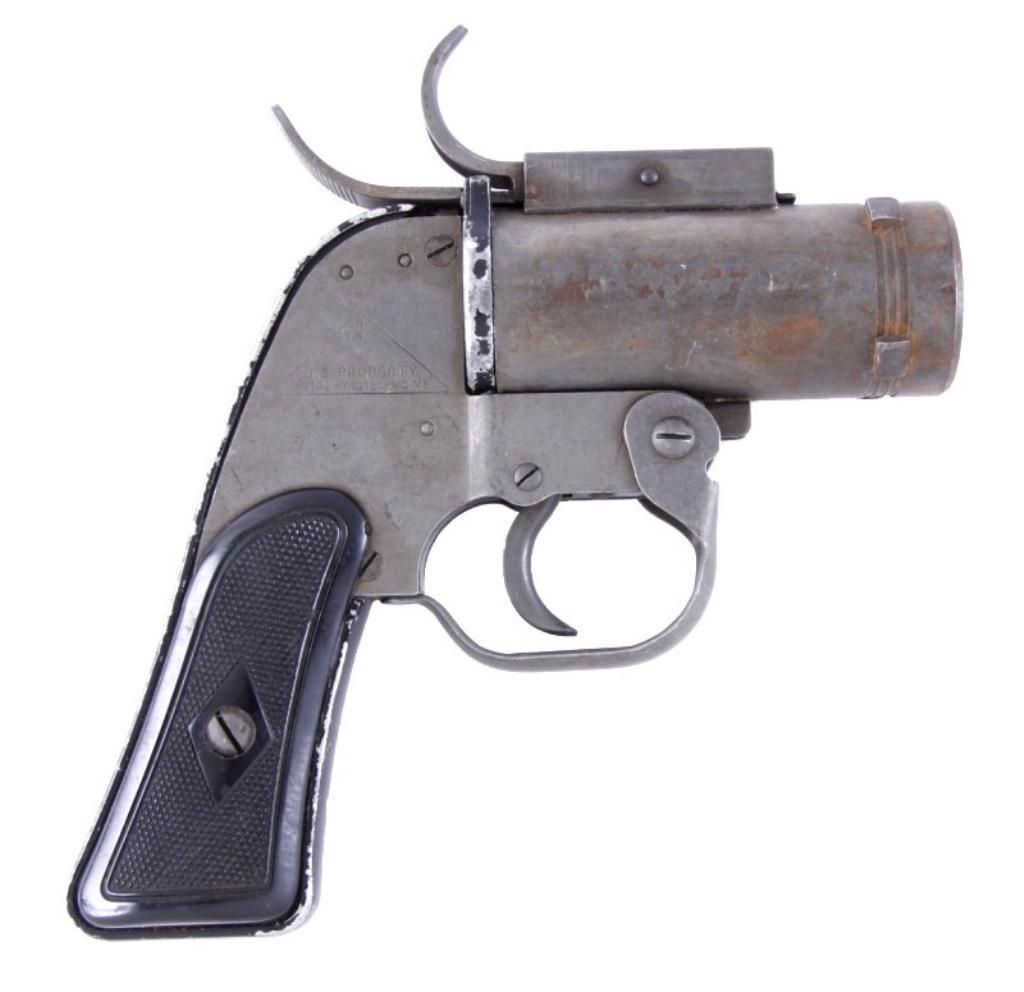 WWII Era Military M8 Flare Gun US MarkedM8 37mm flare gun made by