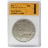 Image 1 : 1927-D Silver Peace Dollar SGS MS60