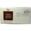 Image 2 : 22KT Gold Replicas Of U.S First Day Issue Stamps