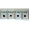 Image 1 : QTY(4) Jefferson Nickels INB Graded