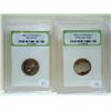 Image 2 : QTY(4) Jefferson Nickels INB Graded