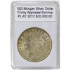 Image 1 : 1921 Morgan Silver Dollar PL-67 w/Appraisal