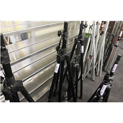 1 LARGE & 1 SMALL TRIPOD SPEAKER STAND