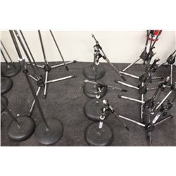 LOT OF 4 ADJUSTABLE DRUM MICROPHONE STAND