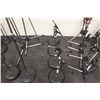 Image 1 : LOT OF 4 ADJUSTABLE DRUM MICROPHONE STAND