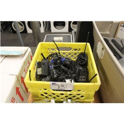 CRATE OF MOTOROLA HANDHELD RADIOS