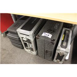 3 DINO STYLE COMPONENT CASES AND PLASTIC