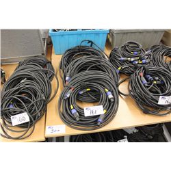 LOT OF AUDIO CABLES