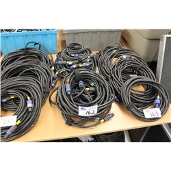 LOT OF AUDIO CABLES