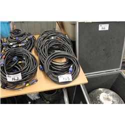 LOT OF AUDIO CABLES