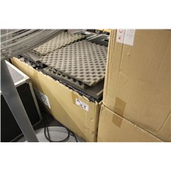 3 LARGE CASES OF WAVED FOAM