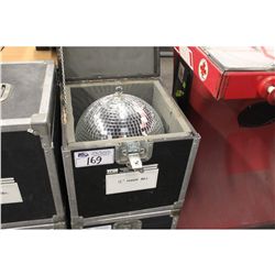 12 INCH MIRROR BALL & DINO STYLE CASE