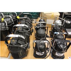 4 SMALL STAGE LIGHTS