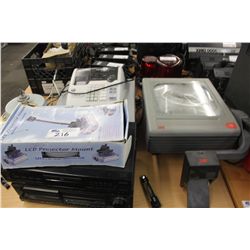 AUDIO EQUIPMENT, CASH REGISTER & OVERHEAD