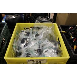 BIN OF LIGHT TABLES AND PARTS