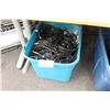 Image 1 : BIN OF POWER CABLES