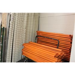 LOT OF LIGHT DUTY PALLET RACKING
