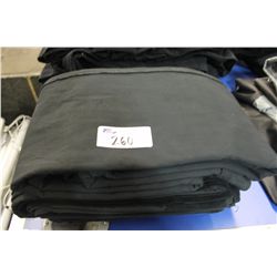 LOT OF ASSORTED STAGE COVERS AND DRAPES