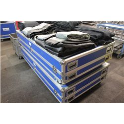 LARGE MOBILE BLUE DINO STYLE TRAVEL CASE