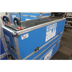 LARGE MOBILE BLUE DINO STYLE TRAVEL CASE