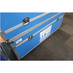 LARGE MOBILE BLUE DINO STYLE TRAVEL CASE