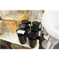 COFFEE DECANTERS & SERVING TRAYS