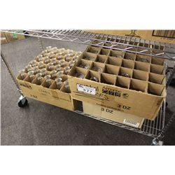 LOT OF CRYSTAL VASES