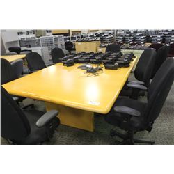 MAPLE 8FT RECTANGULAR CONFERENCE TABLE