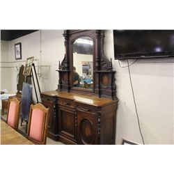 LARGE MAHOGANY ARMOIRE