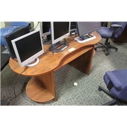 AMBERWOOD COMPUTER DESK