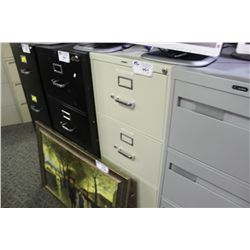 BEIGE LEGAL SIZE 4 DRAWER VERTICAL FILE