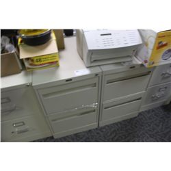 BEIGE 2 DRAWER LEGAL SIZE VERTICAL FILE