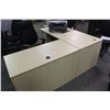 Image 1 : MAPLE L-SHAPE EXECUTIVE DESK