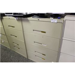 4 DRAWER GREY LATERAL FILE