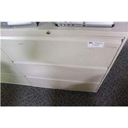 3 DRAWER GREY LATERAL FILE