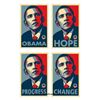 Image 1 : Obama Presidential Poster Set Of 4 PACK OF 3 SET(12 P)