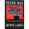 Image 1 : Peter Max Rare Flowers Monte Carlo LOT PACK OF 5 PRINTS