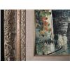 Image 3 : Original Modernist Painting Street Scene -Framed
