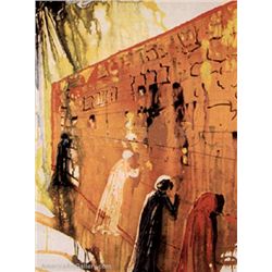 Splendid Salvador Dali Signed Ltd Ed Wailing Wall W/coa