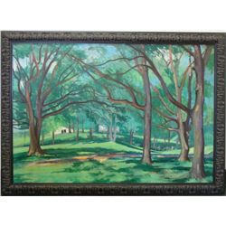 Dorothy Young Graham Original Landscape Painting Framed