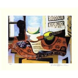 Pablo Picasso Cubist Mandolin Still Life Signed Le Wcoa