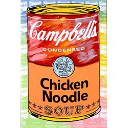 Extraordinary SIGNED Steve Kaufman Campbell'S Soup Can