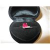 Image 2 : Genuine 1.06 carat Ruby 14 k white gold ring