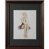 Image 1 : WWII SCANTILY CLAD BLOND PIN-UP GIRL FRAMED PRINT