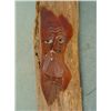 Image 3 : 2 Pete Cobb Hand Carved Tree Trunk Sculptures Faces